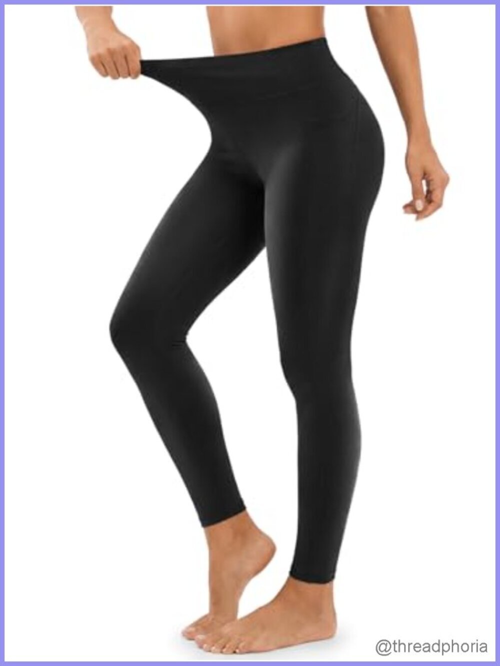 Compression Leggings with Pocket - High Waist Tummy Control Workout Yoga Pants